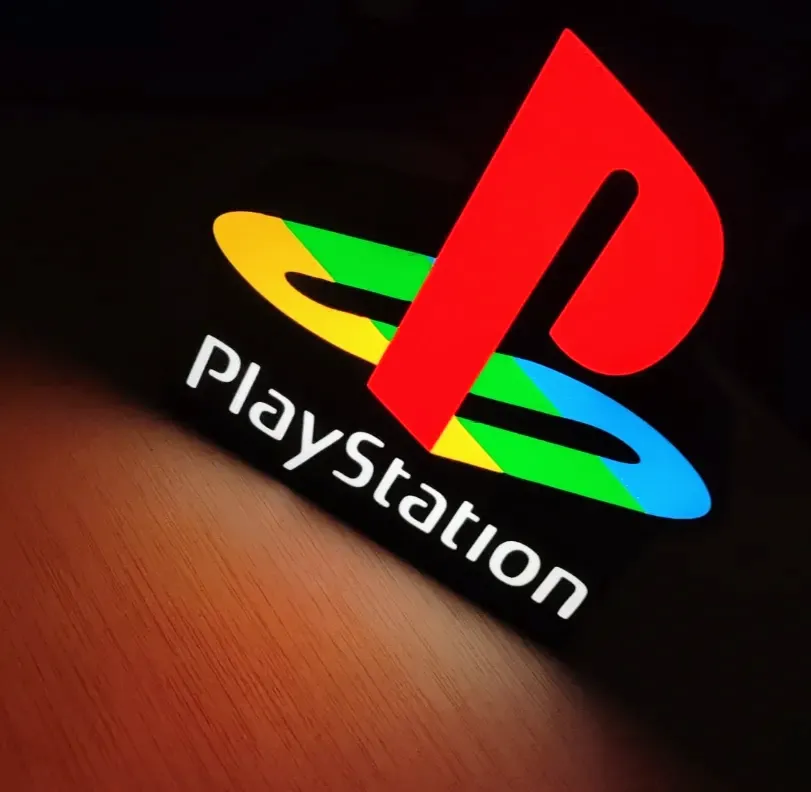 Luminária PlayStation LED